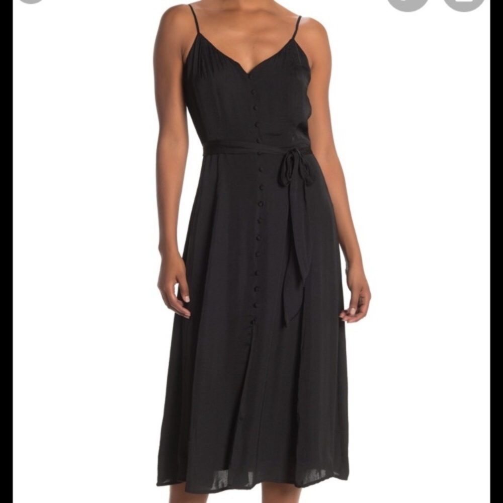 🇺🇸Firm Price🇺🇸Vince Camuto Stain Daytime V neck Midi dress - Picture 6 of 15